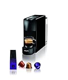 Krups Nespresso Essenza Mini noir Machine à café, 0,6 L, 19 bars, Cafetière à capsule de café, Barista, 2 tailles de tasse, Espresso, Lungo, Design ultra compact, Automatique XN110810
