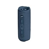 JBL Flip 6 – Enceinte Bluetooth portable et étanche à l'eau et à la poussière, haut-parleur haute fréquence pour des basses profondes, 12 heures d'autonomie, en bleu
