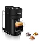 Krups Nespresso Machine à café, Cafetière à capsules, 5 tailles de tasses, Expresso, Café long, Large choix de boissons, Vertuo Next, Noir YY4606FD