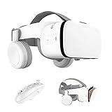 APKLVSR Casque VR, Casque de Réalité Virtuelle avec Télécommande VR pour iPhone et Smartphone Android 4.7-6.3 Pouces, Lunettes VR Goggles Casques pour Films IMAX|Jeux 3D avec Casque sans Fil