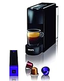 Krups Essenza Mini noir Nespresso Machine à café, 0,6 L, 19 bars, Cafetière Capsule de café, Barista, 2 tailles de tasse, Espresso, Lungo, Design ultra compact, Automatique XN110810