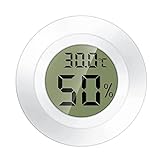 ZHITING Thermomètre hygromètre d'intérieur avec écran LCD Celsius °C pour humidificateurs