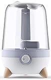 Elechomes ES3501 Humidificateur 4L, Top Fill Humidificateur d’Air pour Chambre à Coucher, Bébé, très Silencieux, Buse à 360°, Arrêt Automatique