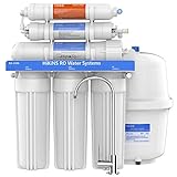 HiKiNS Système de filtrage d'eau 150GPD à osmose inverse à 6 étapes avec grand débit 150GPD membrane et l'efficacité de l'économie d'eau-FDA certifié