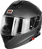 Origine helmets 204271723600002 Delta Solid médaillon Matt Casque avec Bluetooth intégré, titane, XS