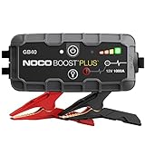 NOCO Boost Plus GB40 1000A 12V Booster Batterie Voiture Lithium UltraSafe, Chargeur Batterie Portable USB et Câbles de Démarrage pour Moteurs à Essence Jusqu'à 6,0L et Moteurs Diesel Jusqu'à 3,0L