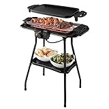 Russell Hobbs 20950-56 Barbecue Plancha Electrique 3en1 Fiesta, Thermostat Réglable