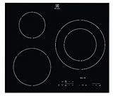 Electrolux E6113HIK Table Induction 3 foyers 3 boosters 7200W Noir
