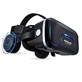 VR Casque de Réalité Virtuelle pour Jeux et Films, Cadeau Noel VOGMOGO TRRND Lunette 3D VR, Casque VR Virtuelle Lunettes Casque pour iPhone Samsung Android Smartphones Entre 4'' et 6''