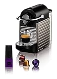 KRUPS - YY4127FD - Machine expresso Nespresso - PIXIE TITANE- Cafetière à dosettes - Machine à café - Cafetière expresso