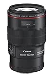 Canon Objectif EF 100 mm f/2,8 Macro L IS USM Stabilisateur d'image 4 vitesse