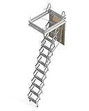 Mister Step escalier escamotable ADj trou d'homme Version avec trappe au plafond H 276÷300 (80 x 60 cm.)