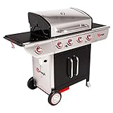 Happy Garden SOMAGIC - Barbecue au gaz Manhattan 450GPI - 4 brûleurs + réchaud 14kW