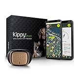 Kippy - Kippy Evo - Le Nouveau Collier GPS avec Suivi d'Activité pour Chiens et Chats, 38 GR, Waterproof, durée 10 Jours, Brown Wood