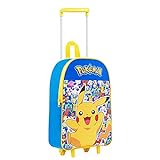 Pokemon Valise Enfant - Bagages Enfant Garcon - Valise Cabine à roulettes Pikachu