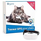 Tractive collier GPS pour chat, Suivez-le partout, Suivi GPS 24h/24 et historique 365-jours