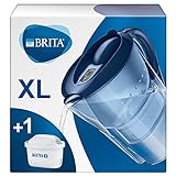 BRITA Carafe filtrante Marella XL bleue - 1 filtre MAXTRA+ inclus