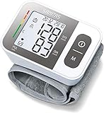 Sanitas SBC 15 Tensiomètre au poignet, mesure entièrement automatique de la pression artérielle et du pouls, fonction d'avertissement en cas de troubles du rythme cardiaque