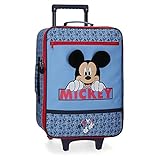 Disney Mickey Moods Valise Trolley Cabine Rouge 35x50x16 cms Souple Polyester 25L 1,8Kgs 2 roues Bagage à main