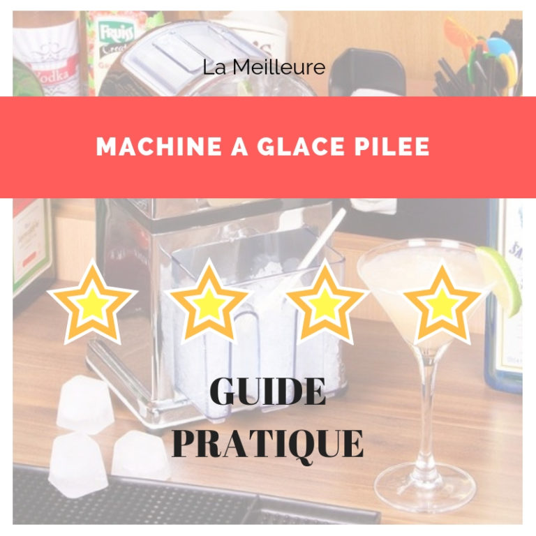 guide machine a glace pilee